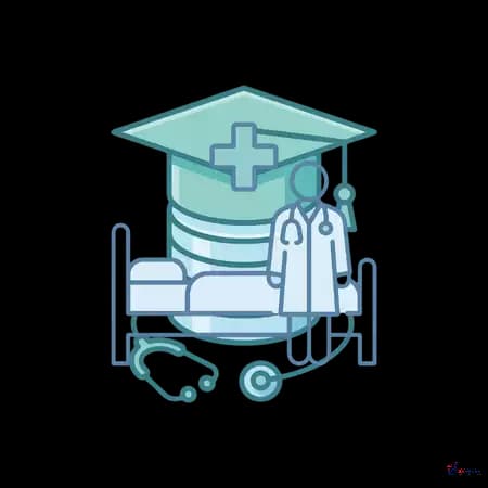 Indian student in hospital ward during MBBS clinical training abroad