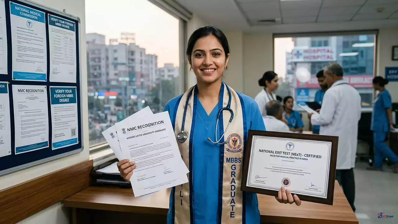 NMC recognised MBBS abroad degree valid in India