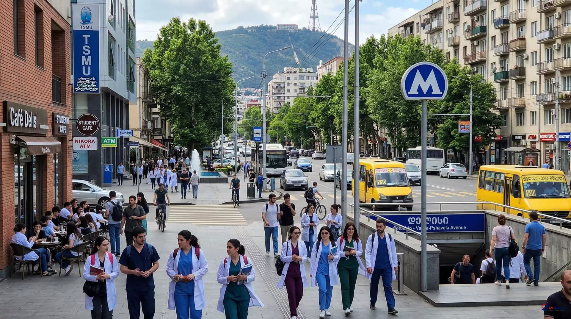 Tbilisi City Life for Indian Medical Students Tbilisi Georgia cityscape safe environment for Indian MBBS students